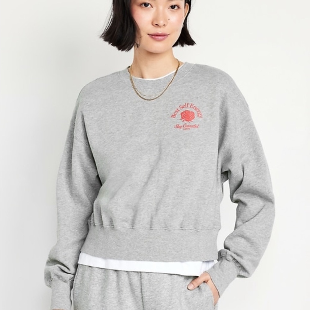 Old Navy SoComfy Graphic Sweatshirt -  Best Self Energy - NWT - Picture 4 of 4